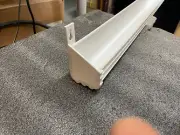 Extruded Sink Front Tray For tip out falce Drawer Fronts 15inch Long