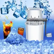 Transparent Home Hand Crank Ice Blender Manual Shaver Ice Chopper Ice Crusher