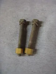 NEW PAIR MANIFOLD BOLTS OE EXHAUST MORRIS MINOR MG MIDGET AUSTIN HEALEY SPRITE