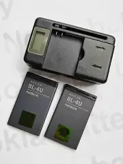 BL-4U battery + LCD universal charger for NOKIA C5-03 E66 5250 8800A 210 2060