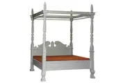 CT Jepara Queen Size Bed - White