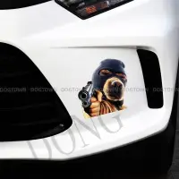 在飛比找蝦皮購物優惠-❤️車品 2024個性狗狗3D汽車貼紙 機車貼紙 創意車貼 