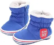 [L-Peach] Baby Boys' Winter Wear, Cold Protection, First Shoes, Kids, Newborn Shoes, Warm, Waterproof, Cold Protection, Baby Walking Shoes, For Beginning Walking, Infants, Walking Support, Zipper, Easy