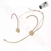 e12 Foldable Head Headset Microphone for Shure wireless TA4F XLR mini ear Hook