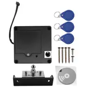 Cabinet Invisible Electronic RFID Lock Keyless Drawer Door Locks Sensor Locker black