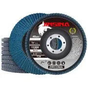 Flap Discs 10PCS, 4 1/2 Zirconia Grinding Wheels for Angle Grinder, Type 29 H...