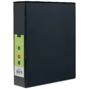 J.Burrows Recycled Insert Binder A4 4 D-Ring 50mm Black