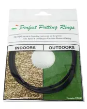 PERFECT PUTTING RINGS-SEE VIDEO-Golf Putter Training Aid Practice Indoor/Outdoor