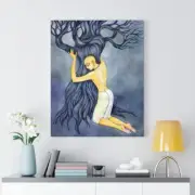 Chaitanya Lila - canvas wall art print || Hare Krishna spiritual art