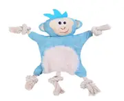 P194 Monkey Plush Toy Bite-resistant Dog Molar Training Vocal Pet Toy