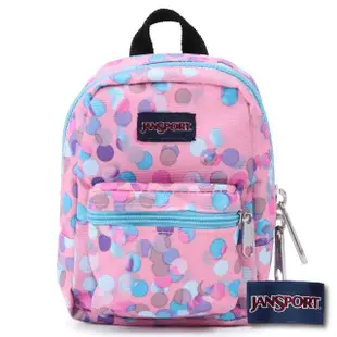 【JANSPORT】LIL BREAK 系列收納包 / 零錢包(粉紅閃點)