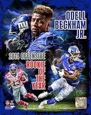 Odell Beckham Jr. 2014 NFL Offensive Rookie Of The Year Portrait Plus Sports Photo