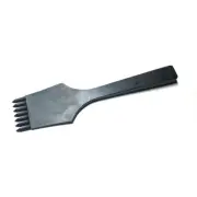 Leather Craft Black pricking iron Olive shape hole Stitching Punch chisel Tools