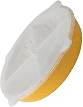 Ciieeo Fruit Plate Plastic Colander Bowl Vegetable Strainer Smooth Edges Easy to Cle