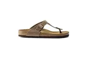 Birkenstock Gizeh Oiled Leather Sandals - Regular - Tobacco Brown