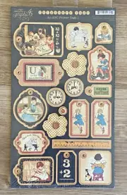 Graphic 45 An ABC Primer Chipboard Tags 1 School Education Books Children