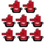MSD Ignition Red Coil Blaster Series 8 Pack For 1998-2002 Chevrolet Camaro 82628