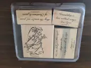 Stampin' Up! - Stamp Set - Angel and Scripture - Set of 4 Stamps