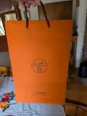 hermes paper bag