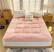 mattress mattress Warm Japanese Floor Mattress Futon Tatami Sleeping Mat Foldable Roll Up Topper Guest Mattress Room Bed Dorm Student Camping Portable Cus