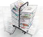 Art Drying Rack,Floor-Standing Classroom Drying Rack,Drawing Paper Drying Rack,(26th Tiers) Space Saving Suitable for Classrooms Homes and Offices