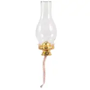 Kerosene Lamp Burgundy Holder Burner Oil Lantern Light Covers