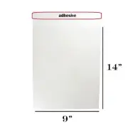 100pc Clear Flat Re-Sealable Food Grade Cellophane OPP Bags for Multi Uses