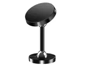 Double Ball Car Phone Bracket Double Ball 720 Degree Rotating Paste Magnetic Mobile Phone Bracket-Black