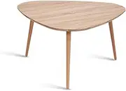 Coffee Tables Nesting Coffees End Tables Modern Decor Side Table Triangle Occasional Stand Tea Table for Living Room Home and Office (Color:Wood,Size:45 * 90cm)