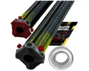 Garage Door Torsion Spring 207 x 1.75 x 24 - PAIR with Steel Bearing