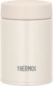 Thermos vacuum soup food jar 200ml ivory compact keeps hot and cold JBZ-201 IV