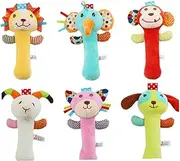 WHAMVOX Bell for Babies Plush Hand Bells Handle Bell