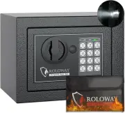 Steel Money Safe Box for Home with Fireproof Money Bag for Cash Safe Hidden, Sec