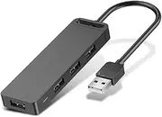 SHU-Store Fit for USB Hub 3.0 Multi USB Splitter 4 USB Port 3.0 2.0 Fit for Lenovo Xiaomi MacBook Pro PC Hub USB 3 0 (Color : USB 2.0 with Power)