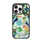 iPhone 16 Pro Impact Ring Stand Case MagSafe Compatible Tropical Soul by Nawara Studio