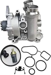 Aluminium Coolant Water Pump Compatible With A3 A4 B8 A5 Q5 VW Golf Jetta Tiguan Passat 1.8T 2.0 TFSI EA888 CCTA CBFA CCZA 06H121026DD