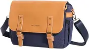 YUEKU Camera Shoulder Bag Shockproof Camera Bag Portable Messenger Bag for DSLR/SLR/Mirrorless Camera Case with Removable Dividers Fits 14 Inch Laptop