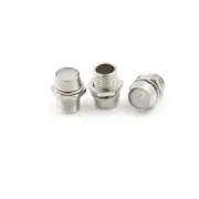 20pcs 5mm Round Chrome Metal LED Lamp Light Emitting Diode Bezel Holder JBM Jy