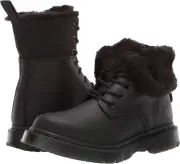 Dr. Martens 1460 Kolbert Womens Faux Fur Lined Boots Black Snowplow Leather US 5