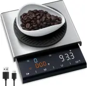 Coffee Scale with Timer, 0.1g High Precision Espresso Scale, Multifunctional...