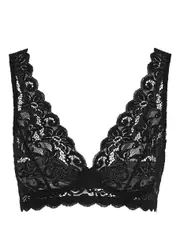 Hanro Moments Lace Soft-cup bra - Black - 36B 36B
