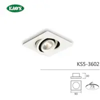 在飛比找蝦皮購物優惠-❰KD照明❱KAO'S LED COB 7.5 9.5公分 