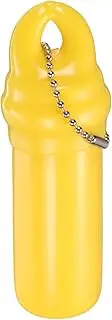 [uxcell] Floating Keychain, Float Key Ring Holder with Waterproof Container, Float Key Pendant for Boating, Fishing, Water Sports, Yellow