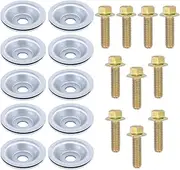 ApplianPar Pack of 10 Skid Plate Washers and Bolts for Polaris RZR 570 2012-2020, RZR 800 2008-2014, RZR 900 2011-2020, RZR XP 1000 2014-2020, RZR XP Turbo 2015-2020