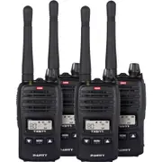 Gme 2W Uhf Cb Handheld Quad Pack 2/ 0.5 Watt Switchable Transmission Power 2W Uhf Cb Handheld Quad Pack Gme 2/ 0.5 Watt
