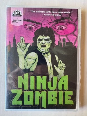 Ninja Zombie (1992) - 2018 AGFA + Bleeding Skull DVD - John Beaton Hill