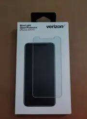 VERIZON BLUE LIGHT GLASS PROTECTOR, IPHONE XR/11 IPHONE SEALED BOX