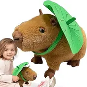 Toy Capybara, Cute Cartoon Soft Capybara Doll Plush, Comfortable Sofa Snuggle Toy Kids Teens Girls Hugging Dolls Bedtime Companions