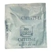 Germanow-Simon Mach (GS) CMT177-11 Watch Crystal 12.6x12.1 NOS Part Benrus