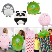 160x60cm Large Happy Nappers Kids Sleeping Bag Pillow Stuffed Toy Warm Blanket